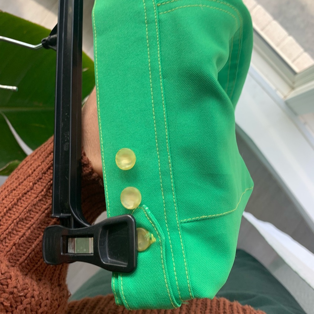 Green Straight Leg Women's Pants - Picture 4 of 4